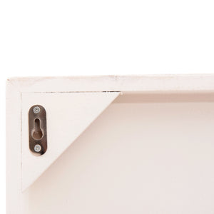 ΠΙΝΑΚΑΣ ΤΕΤΡΑΓΩΝΟΣ ΣΕΙΡΑ SANTORINI HM4516 MDF ΣΕ ΥΠΟΛΕΥΚΟ ΧΡΩΜΑ 80x4,5(πάχος)x80Υεκ. - Pakobazaar