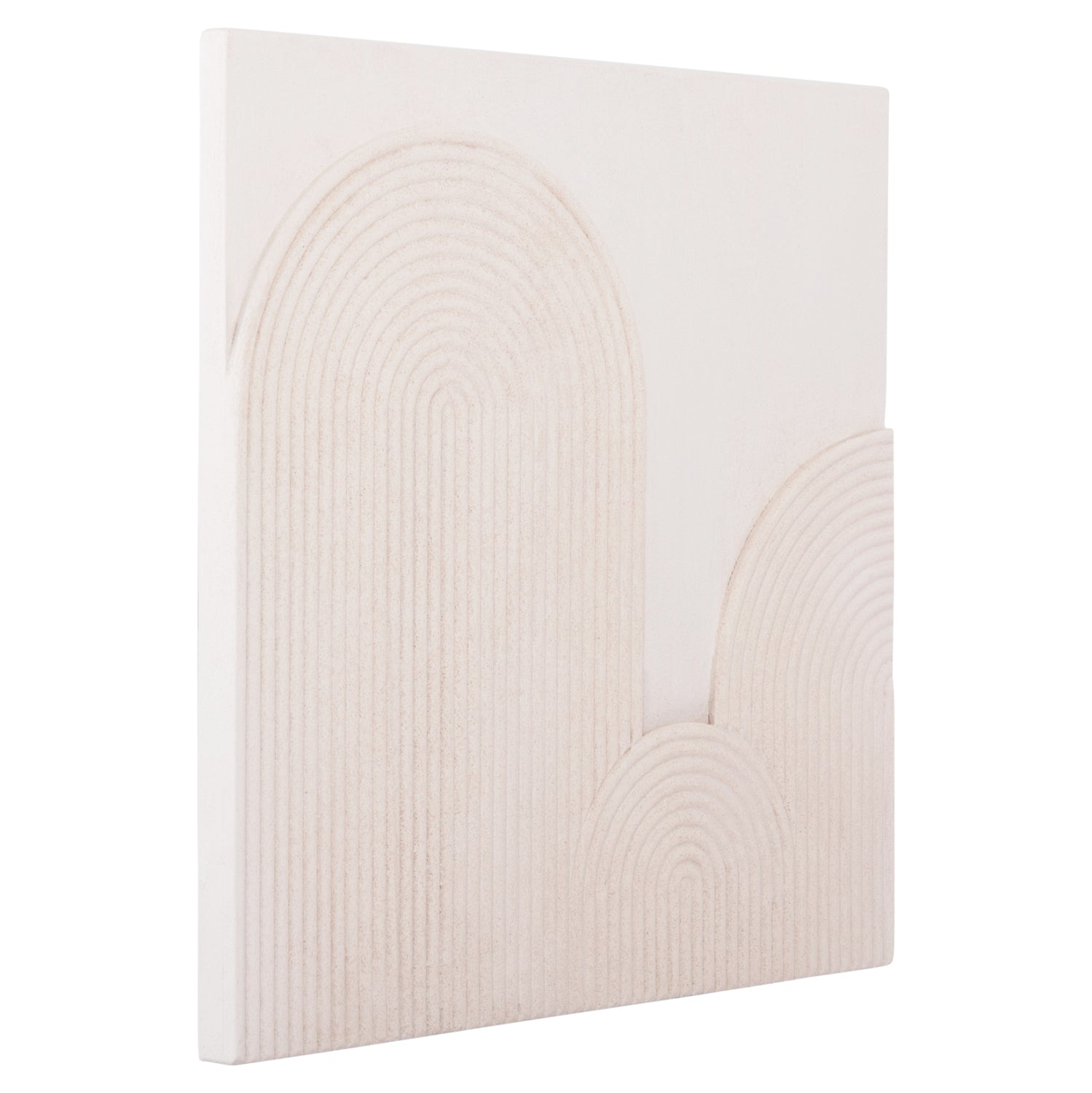 ΠΙΝΑΚΑΣ ΤΕΤΡΑΓΩΝΟΣ ΣΕΙΡΑ SANTORINI HM4517 MDF ΣΕ ΥΠΟΛΕΥΚΟ ΧΡΩΜΑ 80x4,5(πάχος)x80Υεκ. - Pakobazaar