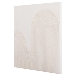 ΠΙΝΑΚΑΣ ΤΕΤΡΑΓΩΝΟΣ ΣΕΙΡΑ SANTORINI HM4517 MDF ΣΕ ΥΠΟΛΕΥΚΟ ΧΡΩΜΑ 80x4,5(πάχος)x80Υεκ. - Pakobazaar