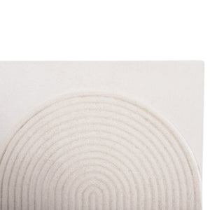 ΠΙΝΑΚΑΣ ΤΕΤΡΑΓΩΝΟΣ ΣΕΙΡΑ SANTORINI HM4517 MDF ΣΕ ΥΠΟΛΕΥΚΟ ΧΡΩΜΑ 80x4,5(πάχος)x80Υεκ. - Pakobazaar