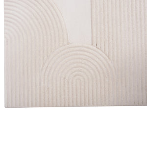 ΠΙΝΑΚΑΣ ΤΕΤΡΑΓΩΝΟΣ ΣΕΙΡΑ SANTORINI HM4517 MDF ΣΕ ΥΠΟΛΕΥΚΟ ΧΡΩΜΑ 80x4,5(πάχος)x80Υεκ. - Pakobazaar