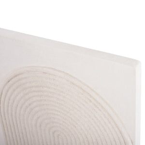 ΠΙΝΑΚΑΣ ΤΕΤΡΑΓΩΝΟΣ ΣΕΙΡΑ SANTORINI HM4517 MDF ΣΕ ΥΠΟΛΕΥΚΟ ΧΡΩΜΑ 80x4,5(πάχος)x80Υεκ. - Pakobazaar