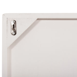ΠΙΝΑΚΑΣ ΤΕΤΡΑΓΩΝΟΣ ΣΕΙΡΑ SANTORINI HM4517 MDF ΣΕ ΥΠΟΛΕΥΚΟ ΧΡΩΜΑ 80x4,5(πάχος)x80Υεκ. - Pakobazaar