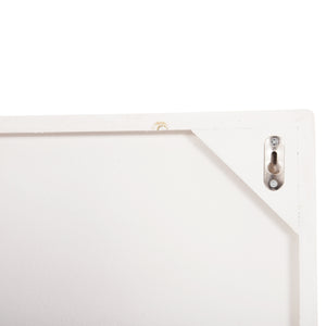 ΠΙΝΑΚΑΣ ΤΕΤΡΑΓΩΝΟΣ ΣΕΙΡΑ SANTORINI HM4519 MDF ΣΕ ΥΠΟΛΕΥΚΟ-ΚΑΦΕ ΧΡΩΜΑ 80x4(πάχος)x80Υεκ. - Pakobazaar