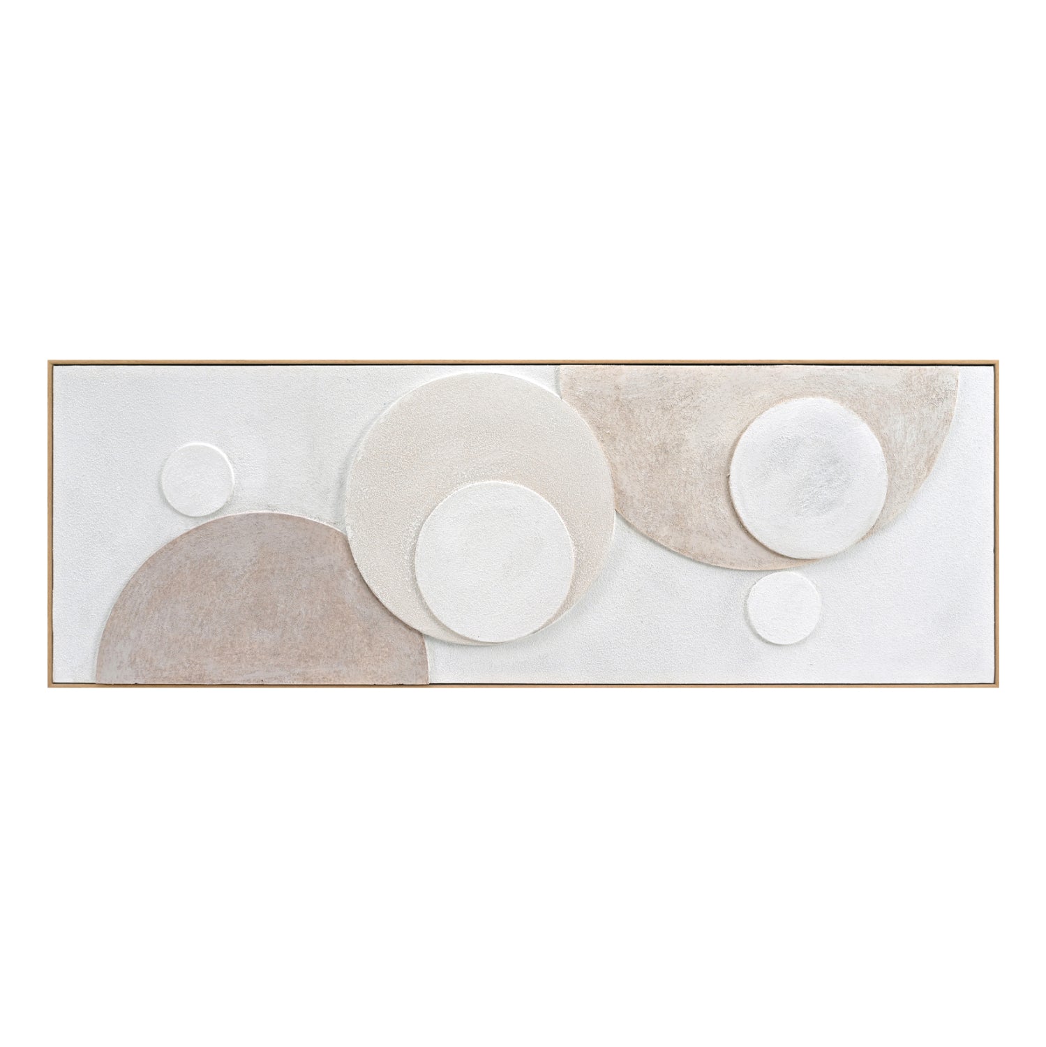 ΠΙΝΑΚΑΣ ΤΟΙΧΟΥ 3D SWIRL HM4573 ΜΕ ΚΟΡΝΙΖΑ ΜΠΕΖ-ΧΕΙΡΟΠΟΙΗΤΟΙ ΚΥΚΛΟΙ 152x5Χ52Υεκ. - Pakobazaar