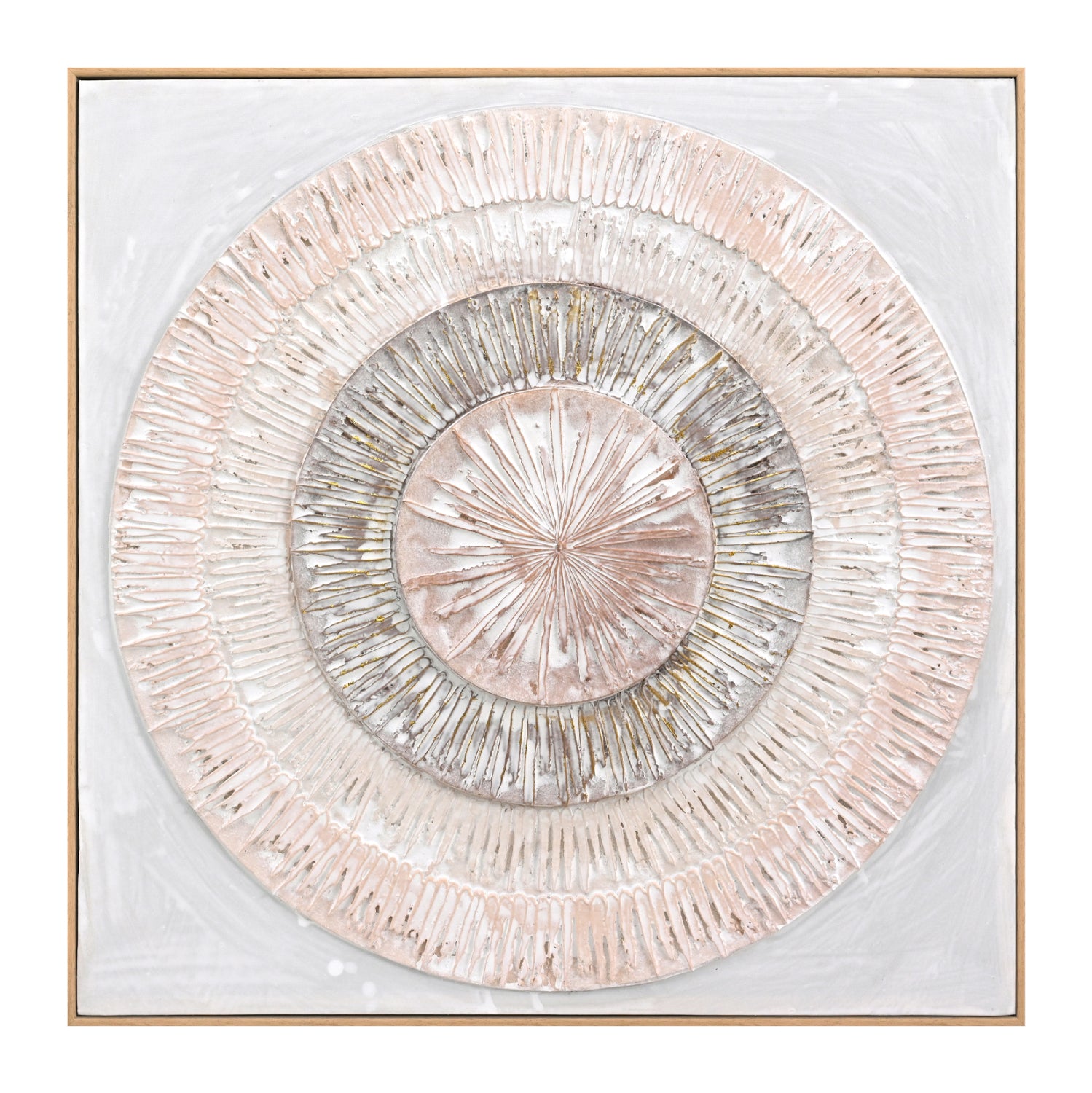 ΠΙΝΑΚΑΣ ΤΟΙΧΟΥ 3D HM4578 ΜΕ ΚΟΡΝΙΖΑ ΜΠΕΖ-ΧΕΙΡΟΠΟΙΗΤΟΙ ΚΥΚΛΟΙ 82x4,5Χ82Υεκ. - Pakobazaar