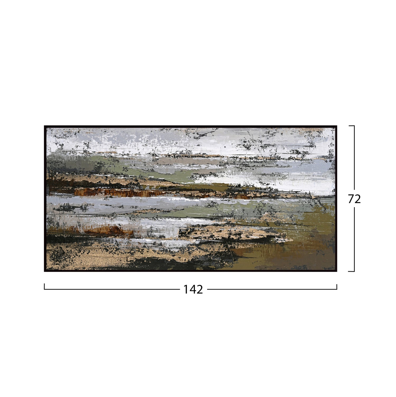 ΠΙΝΑΚΑΣ ΤΟΙΧΟΥ SEDIMENT HM4575.01 ΜΕ ΚΟΡΝΙΖΑ ΜΑΥΡΗ-ΚΑΜΒΑΣ 142x4.5x72Υεκ - Pakobazaar