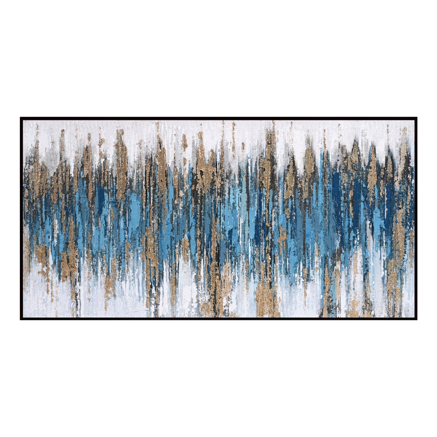 ΠΙΝΑΚΑΣ ΤΟΙΧΟΥ SEDIMENT (ΜΠΛΕ) HM4574.02 ΜΕ ΚΟΡΝΙΖΑ ΜΑΥΡΗ-ΚΑΜΒΑΣ 142x4.5x72Υεκ - Pakobazaar