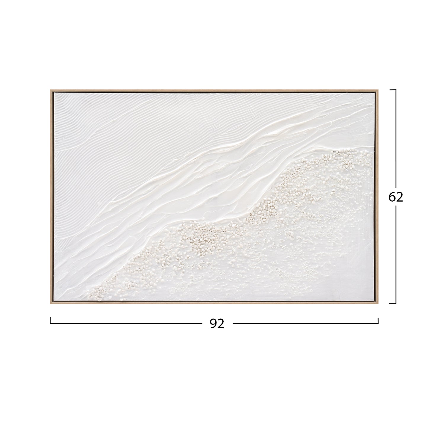 ΠΙΝΑΚΑΣ TOIXOY SEDIMENT HM4555 ΜΕ ΚΟΡΝΙΖΑ ΜΠΕΖ-ΚΑΜΒΑΣ ΣΕ ΛΕΥΚΕΣ ΑΠΟΧΡΩΣΕΙΣ 92x4,5x62Υεκ. - Pakobazaar