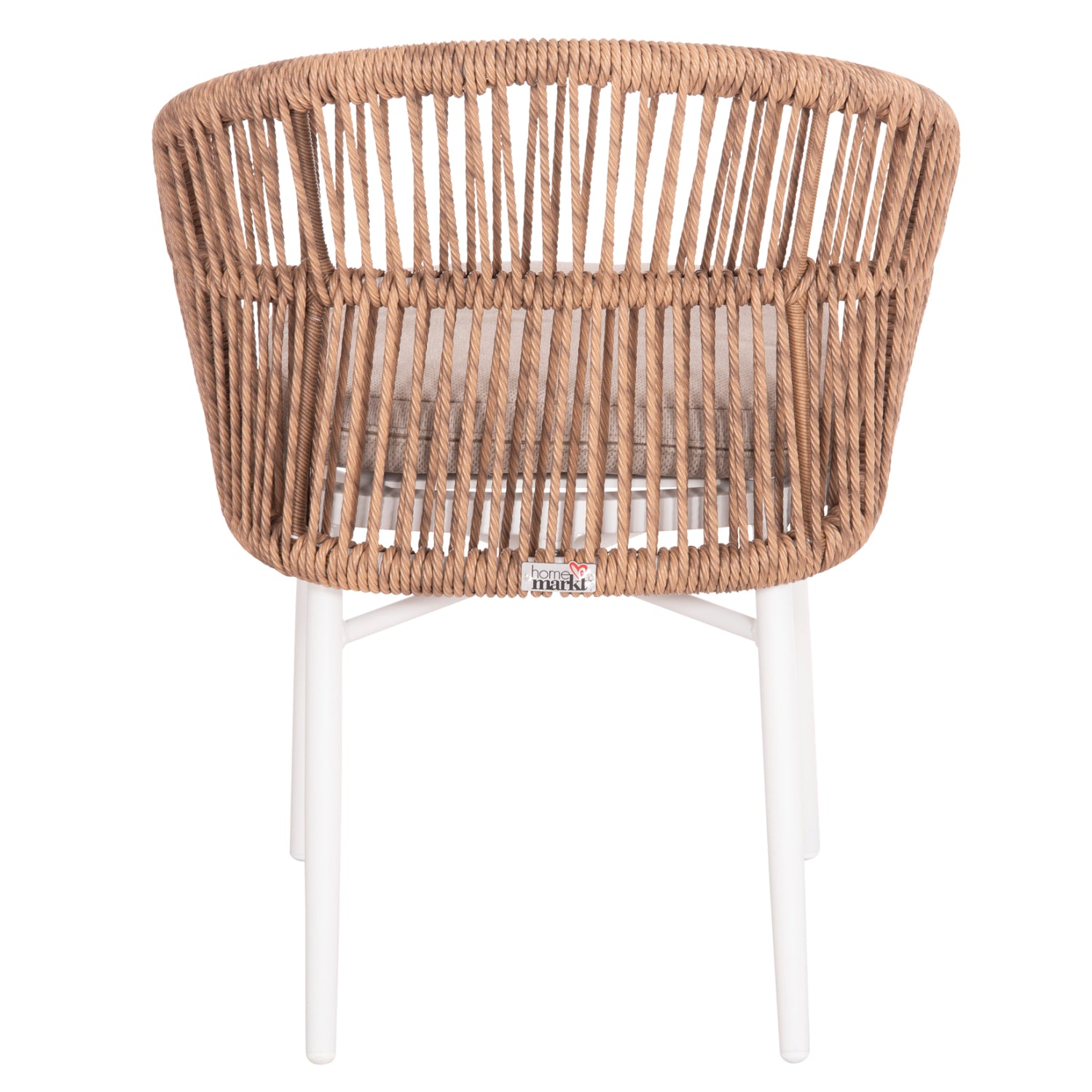 ΠΟΛΥΘΡΟΝΑ ΑΛΟΥΜΙΝΙΟΥ ORIN HM6265.02 ΛΕΥΚΗ-P.E.RATTAN ΦΥΣΙΚΟ-ΜΠΕΖ ΜΑΞΙΛΑΡΙΑ 58x61x75Υ - Pakobazaar