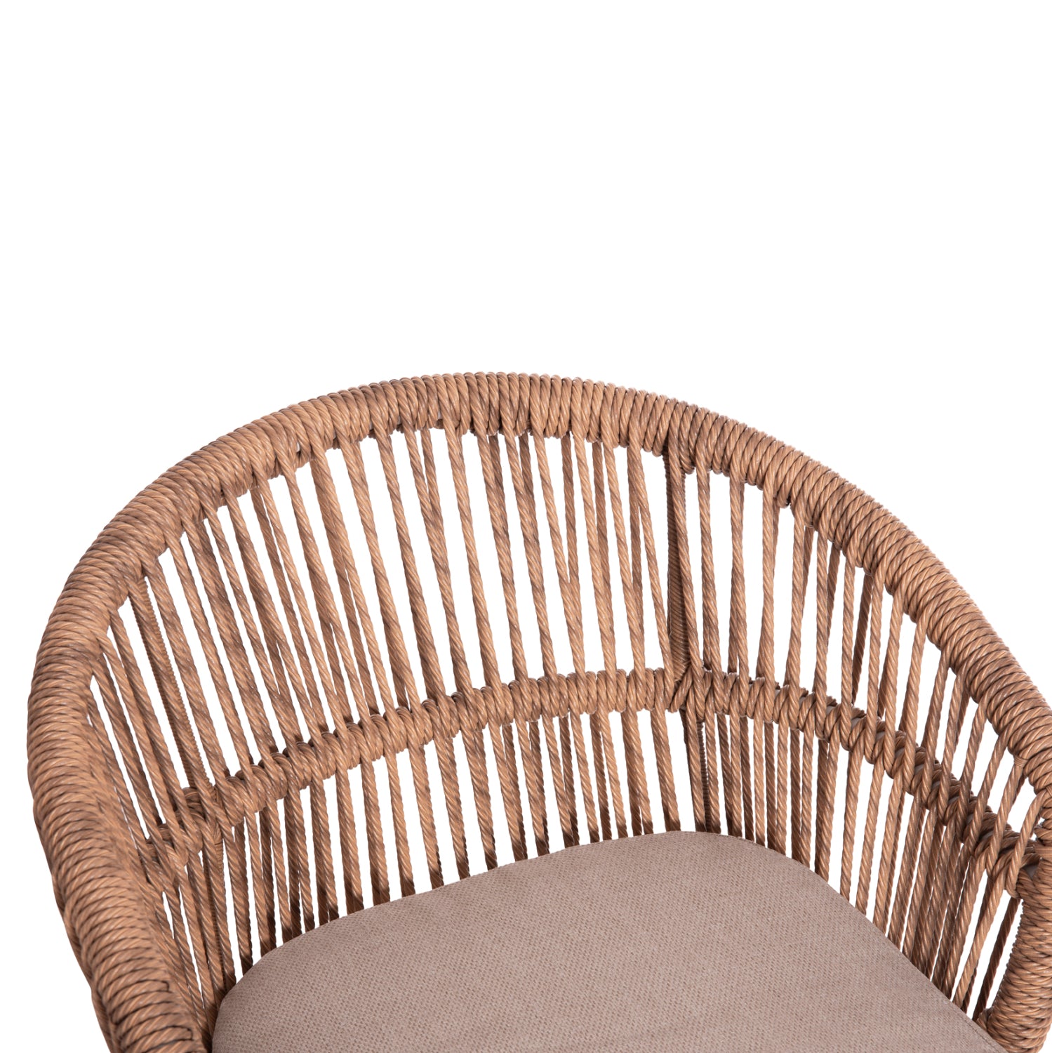 ΠΟΛΥΘΡΟΝΑ ΑΛΟΥΜΙΝΙΟΥ ORIN HM6265.02 ΛΕΥΚΗ-P.E.RATTAN ΦΥΣΙΚΟ-ΜΠΕΖ ΜΑΞΙΛΑΡΙΑ 58x61x75Υ - Pakobazaar