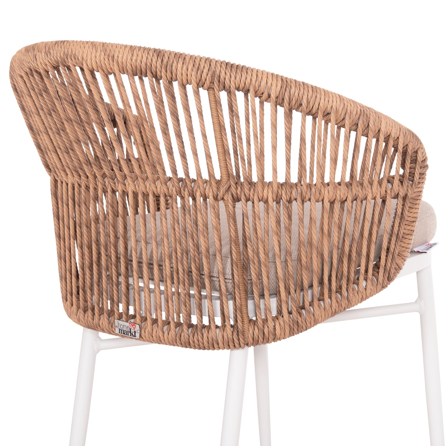 ΠΟΛΥΘΡΟΝΑ ΑΛΟΥΜΙΝΙΟΥ ORIN HM6265.02 ΛΕΥΚΗ-P.E.RATTAN ΦΥΣΙΚΟ-ΜΠΕΖ ΜΑΞΙΛΑΡΙΑ 58x61x75Υ - Pakobazaar