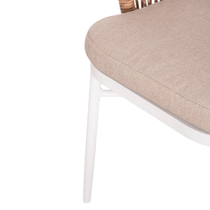 ΠΟΛΥΘΡΟΝΑ ΑΛΟΥΜΙΝΙΟΥ ORIN HM6265.02 ΛΕΥΚΗ-P.E.RATTAN ΦΥΣΙΚΟ-ΜΠΕΖ ΜΑΞΙΛΑΡΙΑ 58x61x75Υ - Pakobazaar