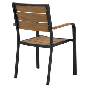 ΠΟΛΥΘΡΟΝΑ ΑΛΟΥΜΙΝΙΟΥ SAGA ΑΝΘΡΑΚΙ ΜΕ POLYWOOD HM5127.02 55x56x85Υεκ. - Pakobazaar