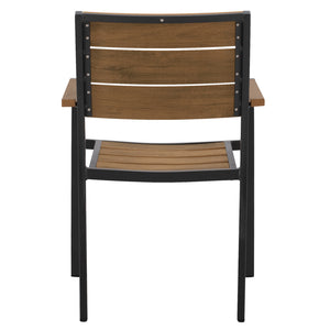 ΠΟΛΥΘΡΟΝΑ ΑΛΟΥΜΙΝΙΟΥ SAGA ΑΝΘΡΑΚΙ ΜΕ POLYWOOD HM5127.02 55x56x85Υεκ. - Pakobazaar