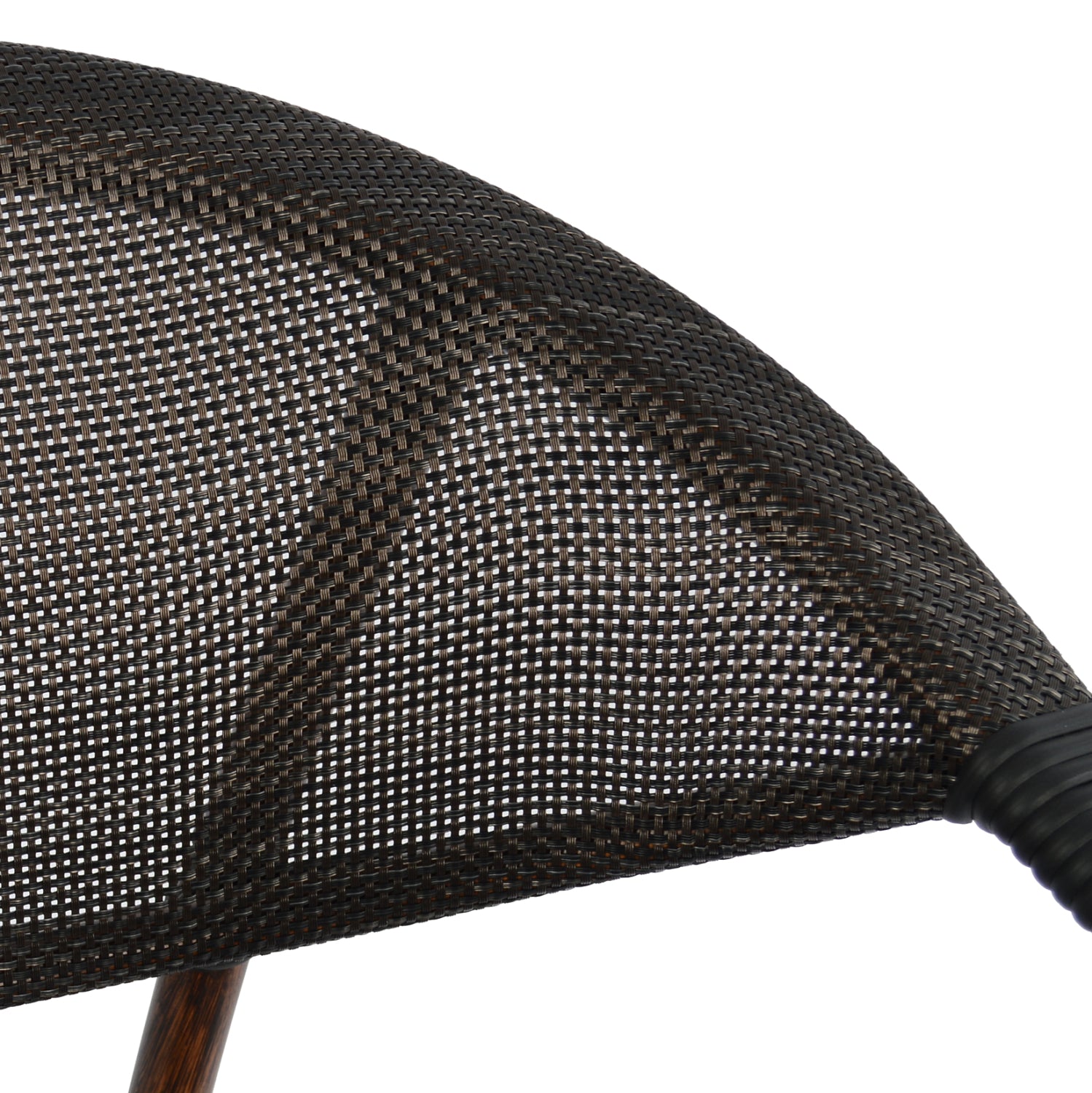 ΠΟΛΥΘΡΟΝΑ ΑΛΟΥΜΙΝΙΟΥ CLAY BAMBOO LOOK ΚΑΦΕ ΜΕ TEXTLINE HM5025 60,5x59x81Υ - Pakobazaar