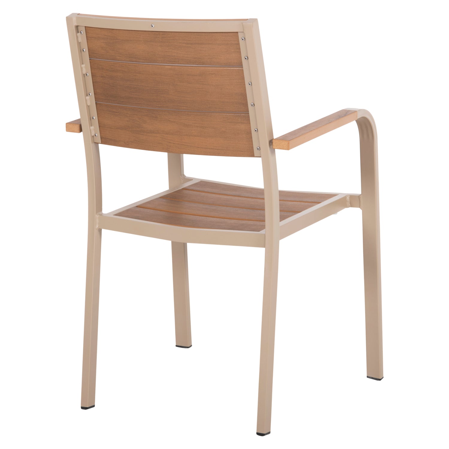 ΠΟΛΥΘΡΟΝΑ ΑΛΟΥΜΙΝΙΟΥ SAGA HM5127.04 ΣΑΜΠΑΝΙ ΜΕ POLYWOOD 55x52x86Yεκ. - Pakobazaar