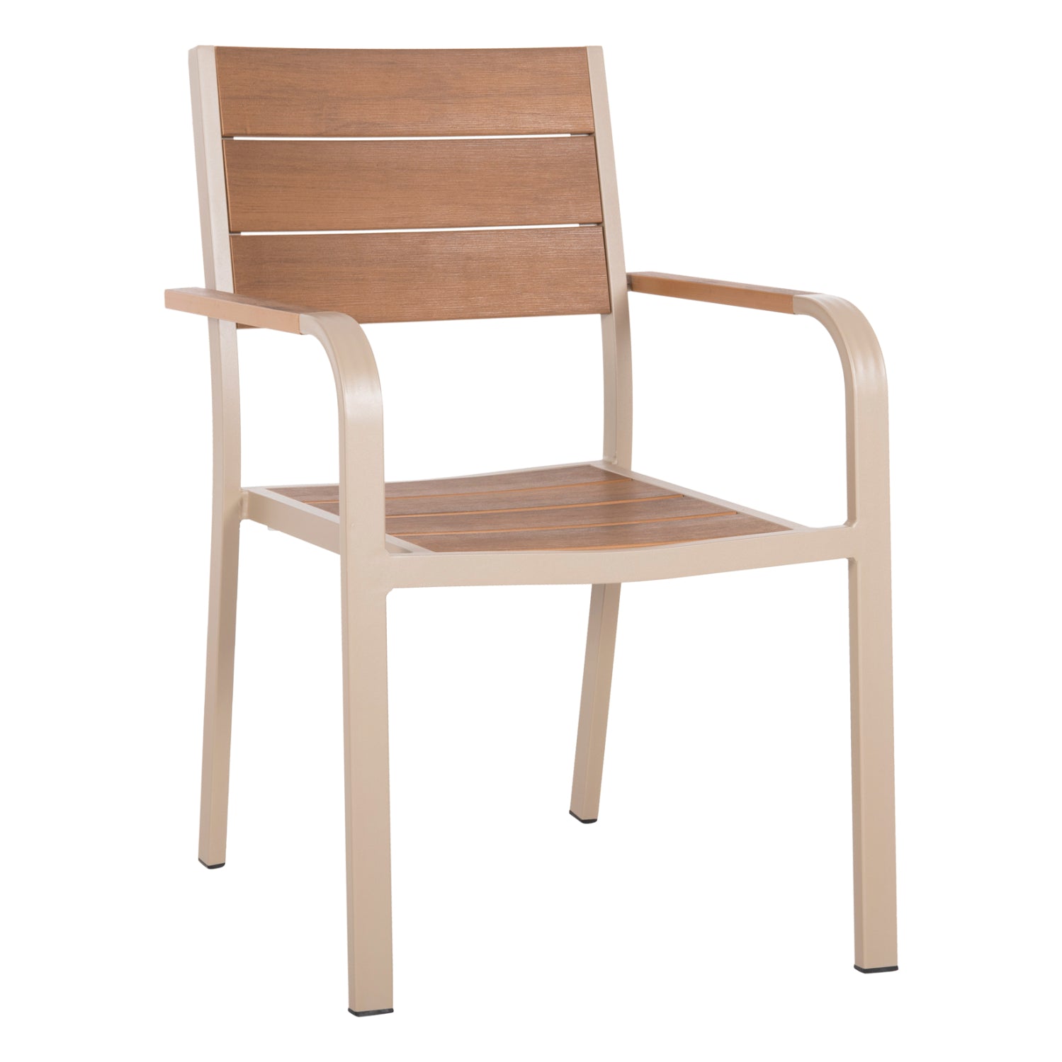 ΠΟΛΥΘΡΟΝΑ ΑΛΟΥΜΙΝΙΟΥ SAGA HM5127.04 ΣΑΜΠΑΝΙ ΜΕ POLYWOOD 55x52x86Yεκ. - Pakobazaar