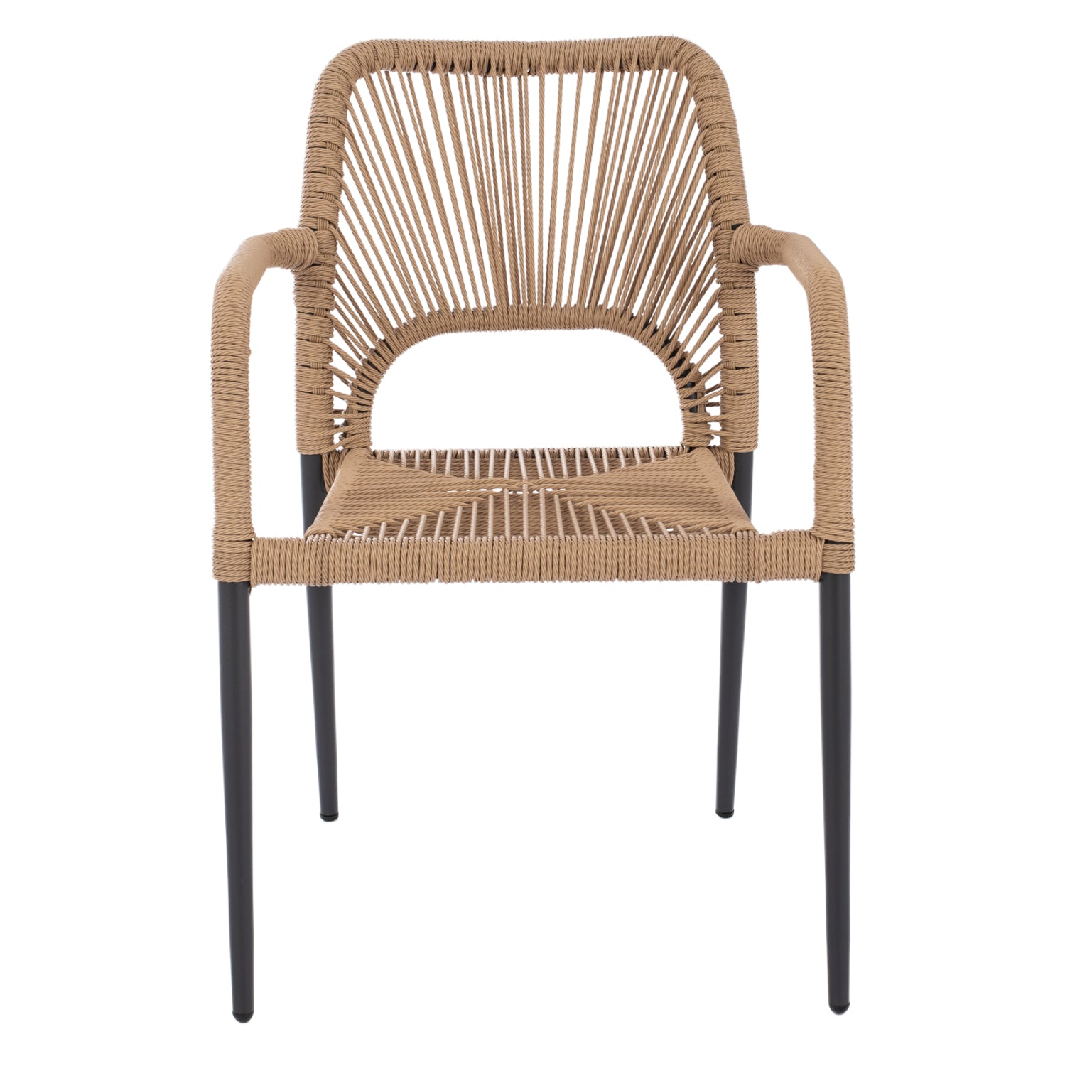 ΠΟΛΥΘΡΟΝΑ ΑΛΟΥΜΙΝΙΟΥ NOJO HM5771.02 ΓΚΡΙ ΜΕ P.E.TWIST RATTAN ΜΠΕΖ 55x63x82Y εκ. - Pakobazaar