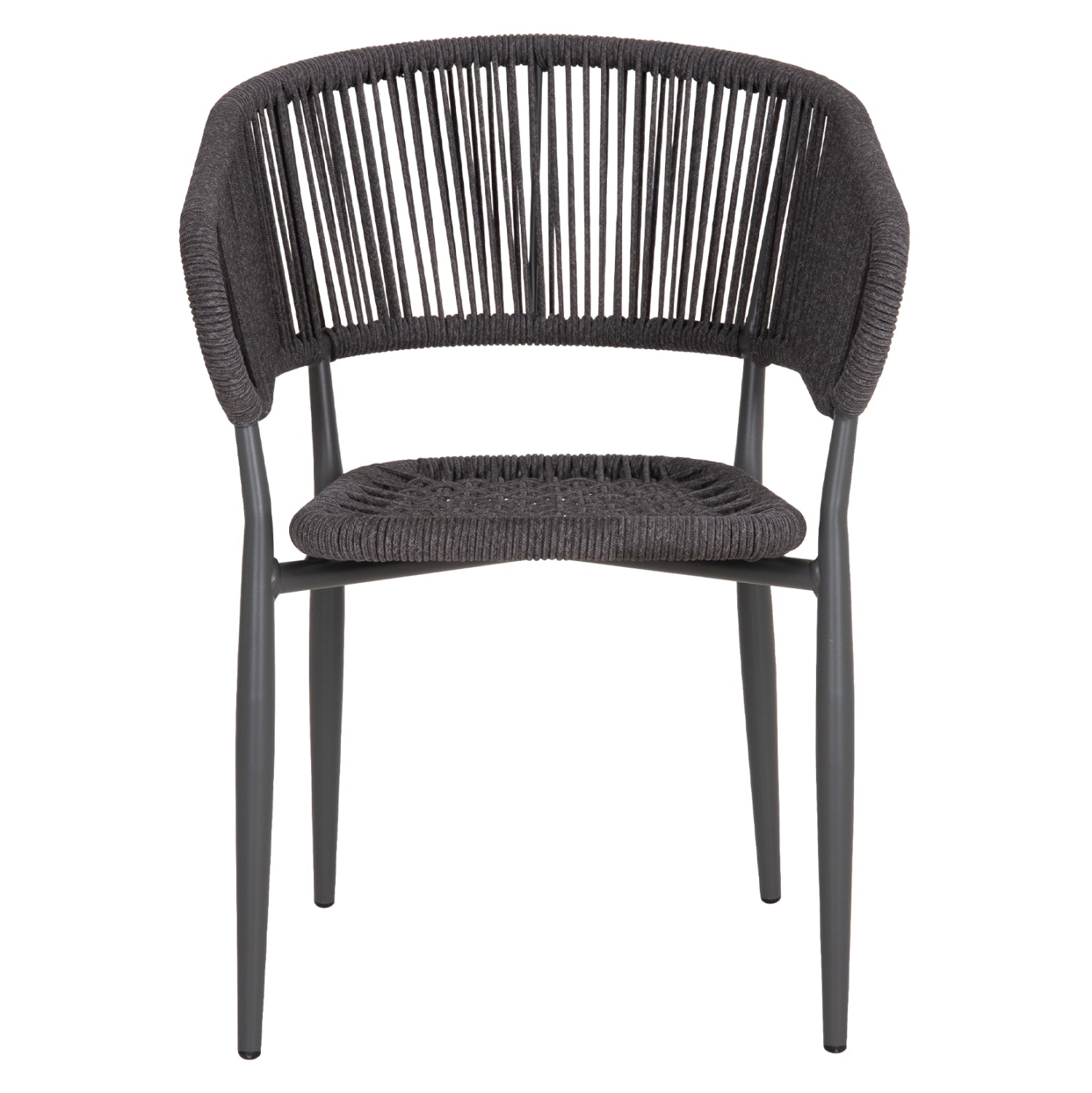 ΠΟΛΥΘΡΟΝΑ ΑΛΟΥΜΙΝΙΟΥ EULO HM5783.21 ΓΚΡΙ-ΤWISTED RATTAN ΓΚΡΙ 57x63x77Υεκ. - Pakobazaar