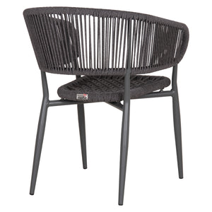 ΠΟΛΥΘΡΟΝΑ ΑΛΟΥΜΙΝΙΟΥ EULO HM5783.21 ΓΚΡΙ-ΤWISTED RATTAN ΓΚΡΙ 57x63x77Υεκ. - Pakobazaar