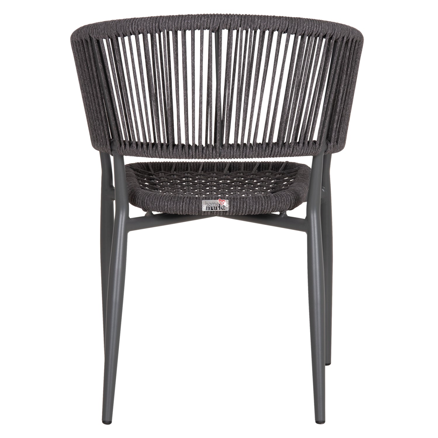 ΠΟΛΥΘΡΟΝΑ ΑΛΟΥΜΙΝΙΟΥ EULO HM5783.21 ΓΚΡΙ-ΤWISTED RATTAN ΓΚΡΙ 57x63x77Υεκ. - Pakobazaar