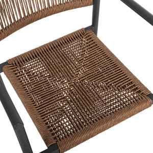 ΠΟΛΥΘΡΟΝΑ ΑΛΟΥΜΙΝΙΟΥ STER HM5786.12 ΑΝΘΡΑΚΙ-ΣΥΝΘ.RATTAN ΜΠΕΖ 55,5x53x78Υεκ. - Pakobazaar