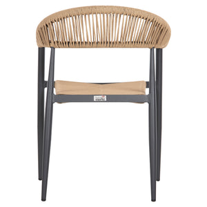 ΠΟΛΥΘΡΟΝΑ ΑΛΟΥΜΙΝΙΟΥ GRET HM5854.02 ΑΝΘΡΑΚΙ PΕ RATTAN ΜΠΕΖ 56x55,5x78Υ εκ. - Pakobazaar