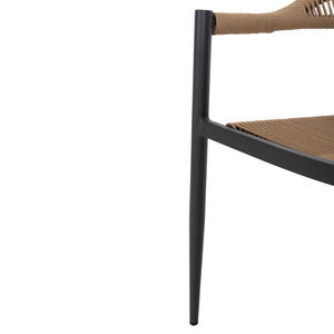 ΠΟΛΥΘΡΟΝΑ ΑΛΟΥΜΙΝΙΟΥ GRET HM5854.02 ΑΝΘΡΑΚΙ PΕ RATTAN ΜΠΕΖ 56x55,5x78Υ εκ. - Pakobazaar