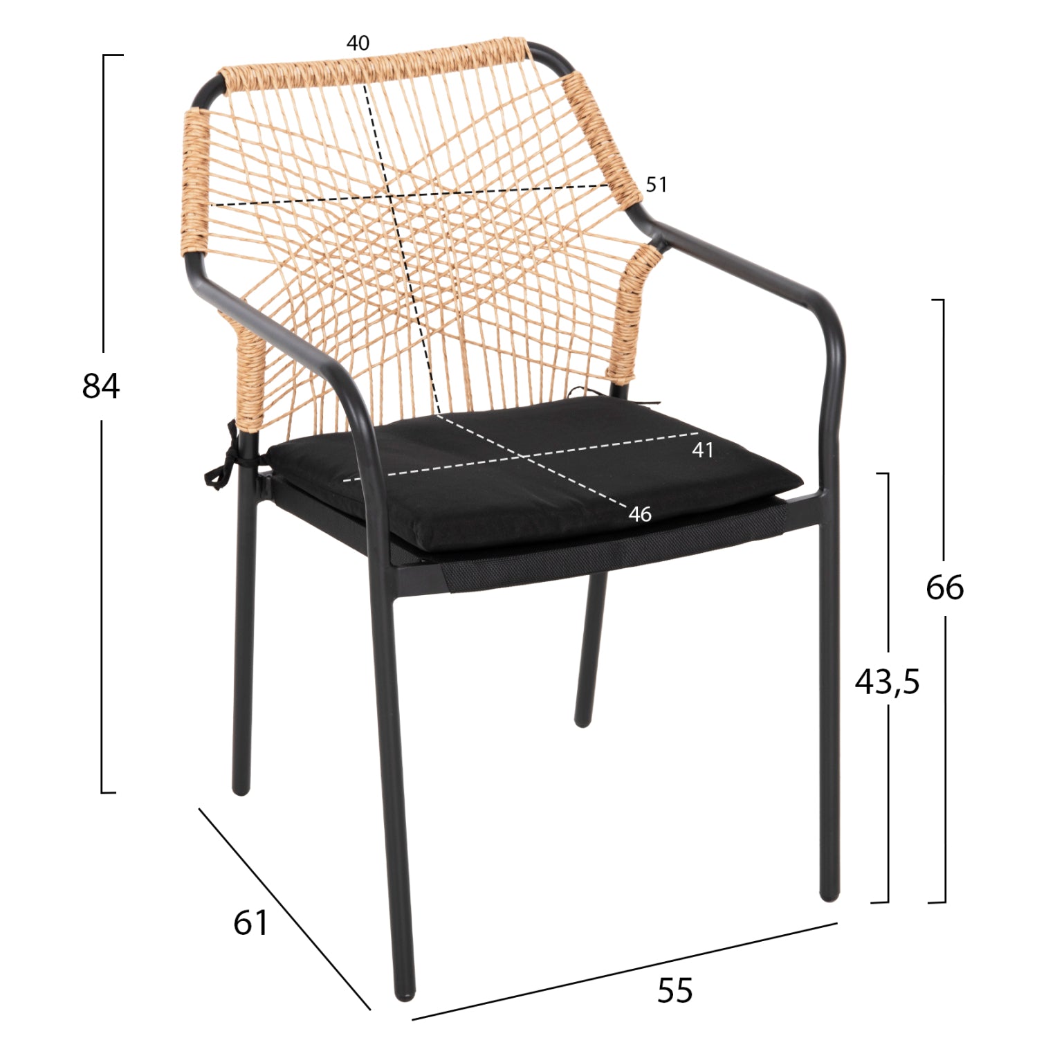 ΠΟΛΥΘΡΟΝΑ ΑΛΟΥΜΙΝΙΟΥ TROTTER HM5865.11 ΣΚΟΥΡΟΣ ΓΚΡΙ ΣΚΕΛΕΤΟΣ ΜΕ WICKER ΜΠΕΖ & ΜΑΥΡΟ ΜΑΞΙΛΑΡΙ - Pakobazaar