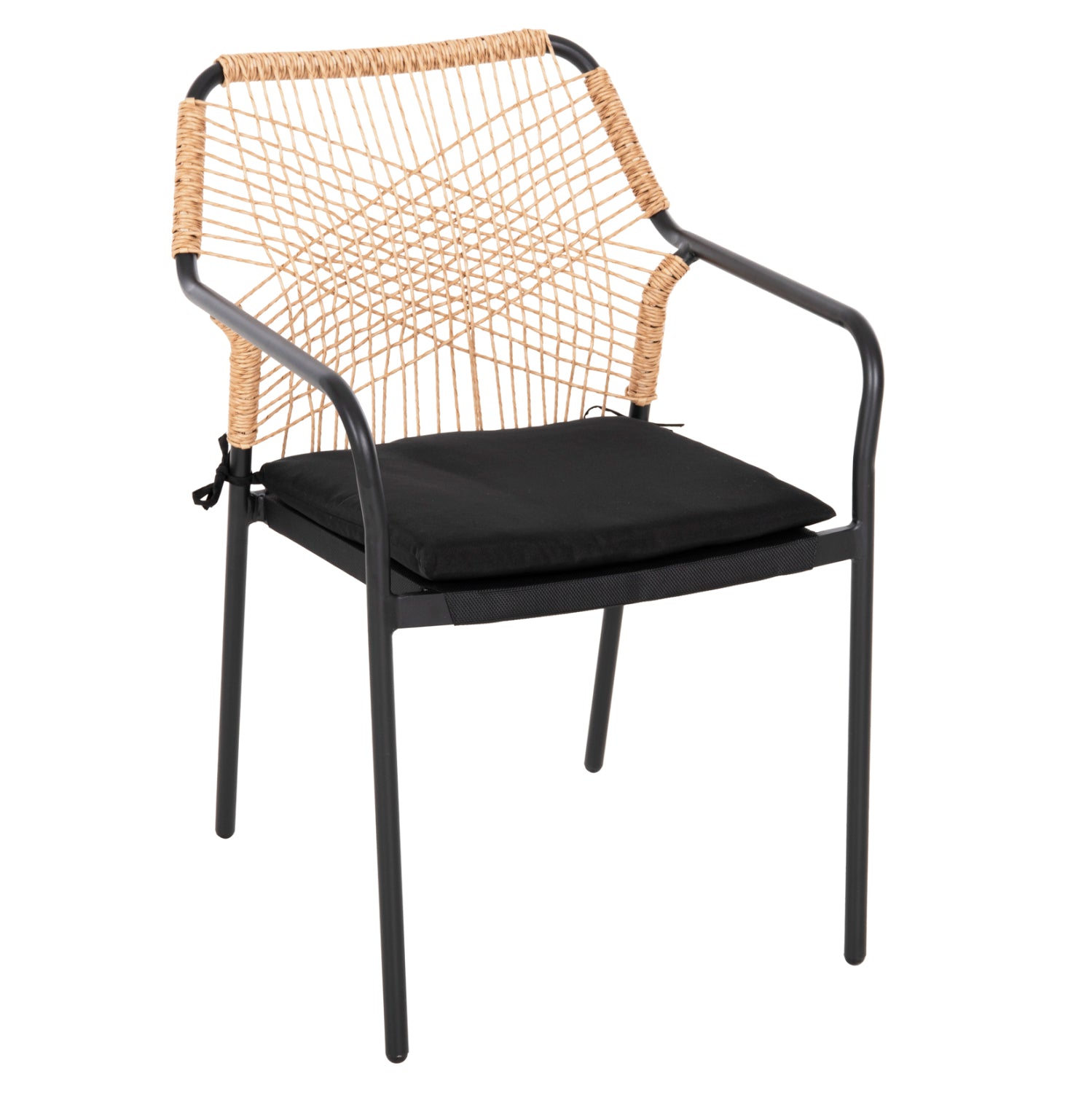 ΠΟΛΥΘΡΟΝΑ ΑΛΟΥΜΙΝΙΟΥ TROTTER HM5865.11 ΣΚΟΥΡΟΣ ΓΚΡΙ ΣΚΕΛΕΤΟΣ ΜΕ WICKER ΜΠΕΖ & ΜΑΥΡΟ ΜΑΞΙΛΑΡΙ - Pakobazaar