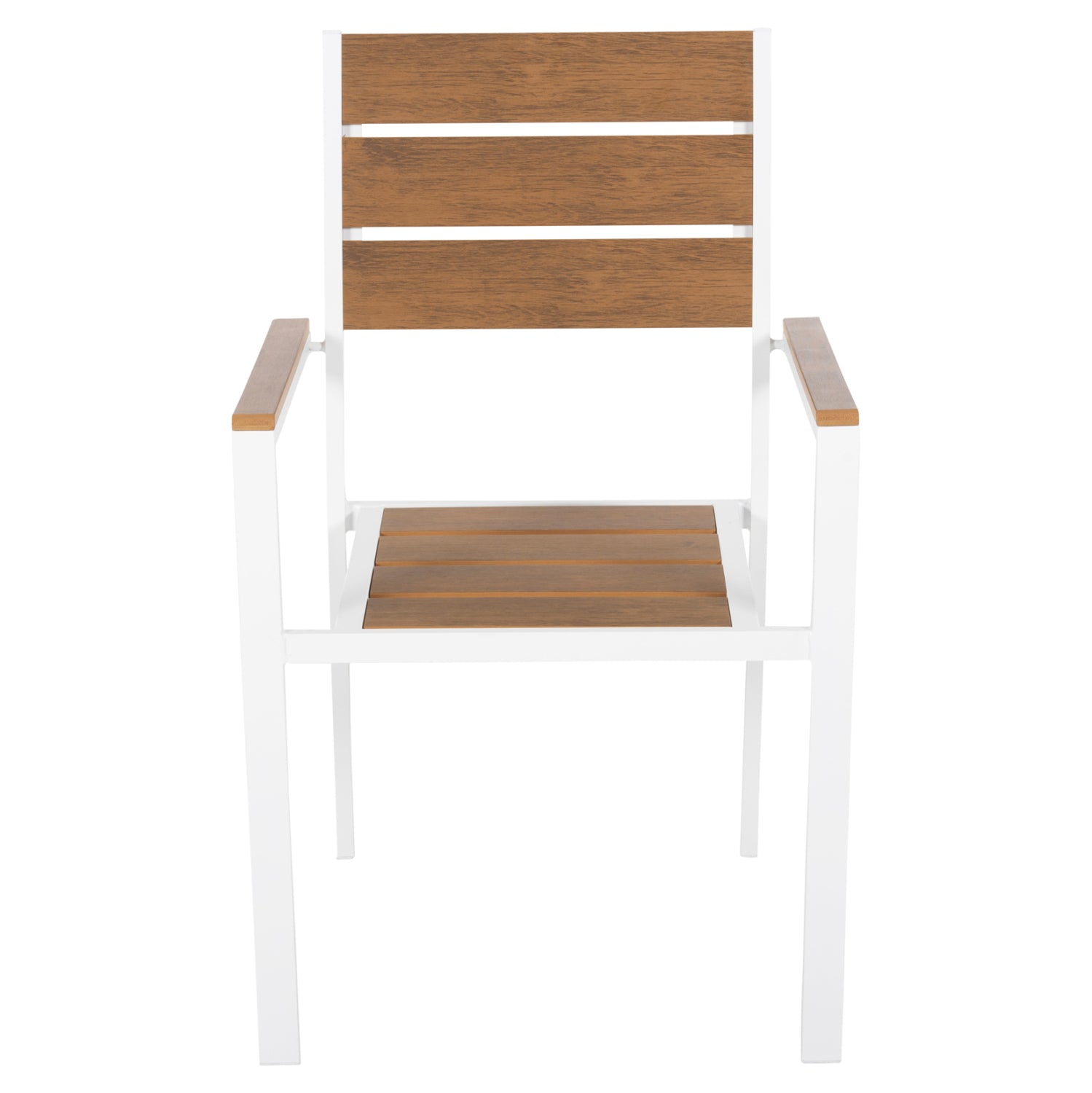 ΠΟΛΥΘΡΟΝΑ ΑΛΟΥΜΙΝΙΟΥ SAGA HM5981.01 ΛΕΥΚΗ-POLYWOOD ΣΕ ΦΥΣΙΚΟ 55x55x86Υεκ. - Pakobazaar