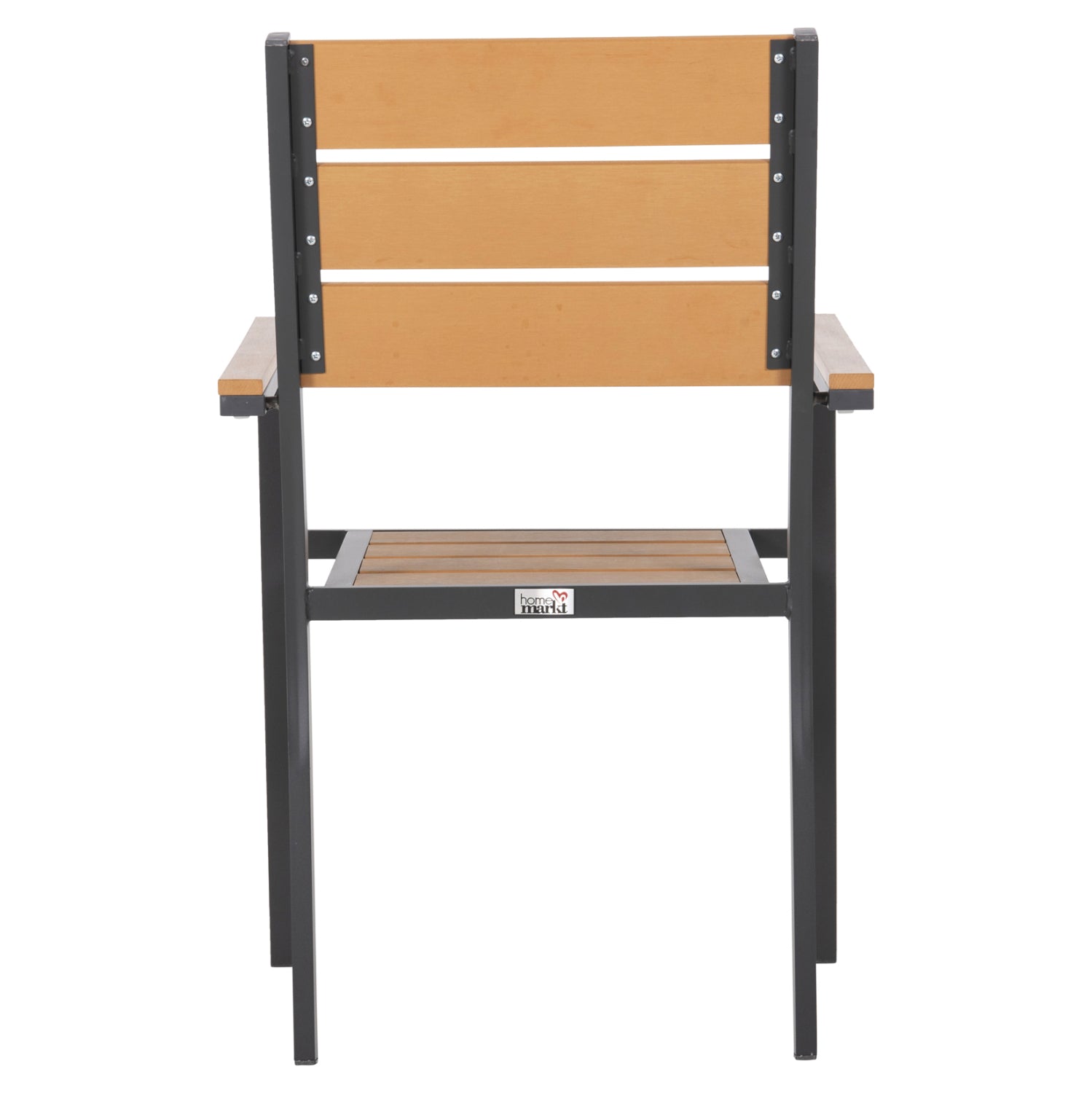 ΠΟΛΥΘΡΟΝΑ ΑΛΟΥΜΙΝΙΟΥ SAGA HM5981.03 ΑΝΘΡΑΚΙ-POLYWOOD ΣΕ ΦΥΣΙΚΟ 55x55x86Υεκ. - Pakobazaar