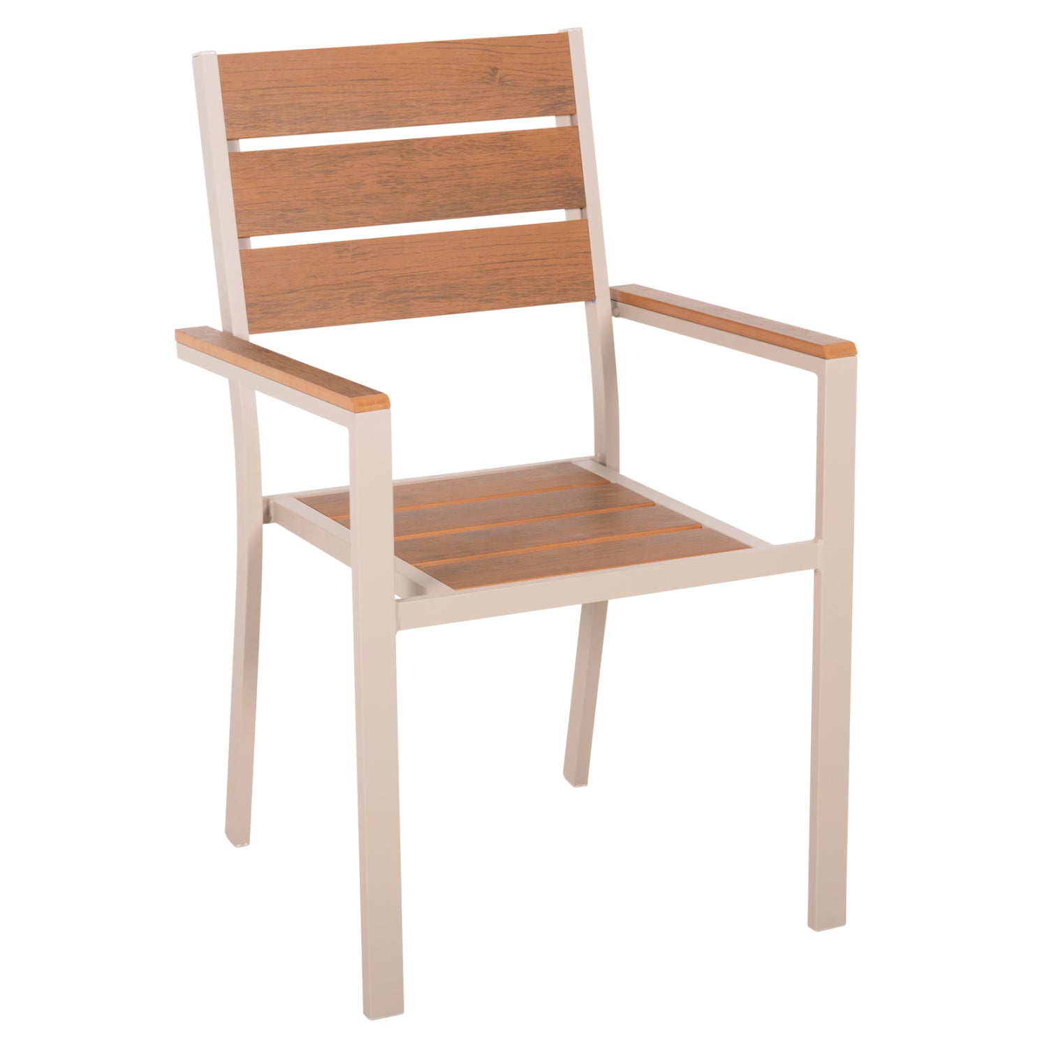ΠΟΛΥΘΡΟΝΑ ΑΛΟΥΜΙΝΙΟΥ SAGA HM5981.04 ΣΑΜΠΑΝΙ-POLYWOOD ΣΕ ΦΥΣΙΚΟ 55x55x86Υεκ. - Pakobazaar
