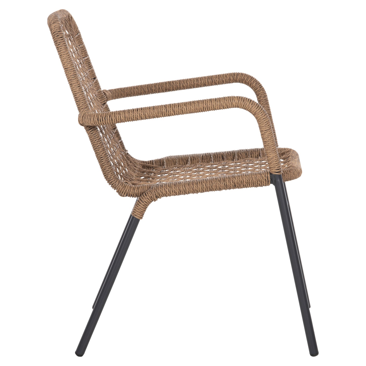 ΠΟΛΥΘΡΟΝΑ ΑΛΟΥΜΙΝΙΟΥ SPANO HM6046 ΑΝΘΡΑΚΙ ΣΚΕΛΕΤΟΣ-ΜΠΕΖ ΣΥΝΘ.RATTAN 55,5x58x81Υεκ. - Pakobazaar