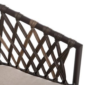 ΠΟΛΥΘΡΟΝΑ ΑΛΟΥΜΙΝΙΟΥ BOLLY HM6080 ΚΑΦΕ-ΣΥΝΘ.RATTAN ΚΑΦΕ-ΜΠΕΖ ΜΑΞΙΛΑΡΙΑ 58,5x67x86Υεκ - Pakobazaar