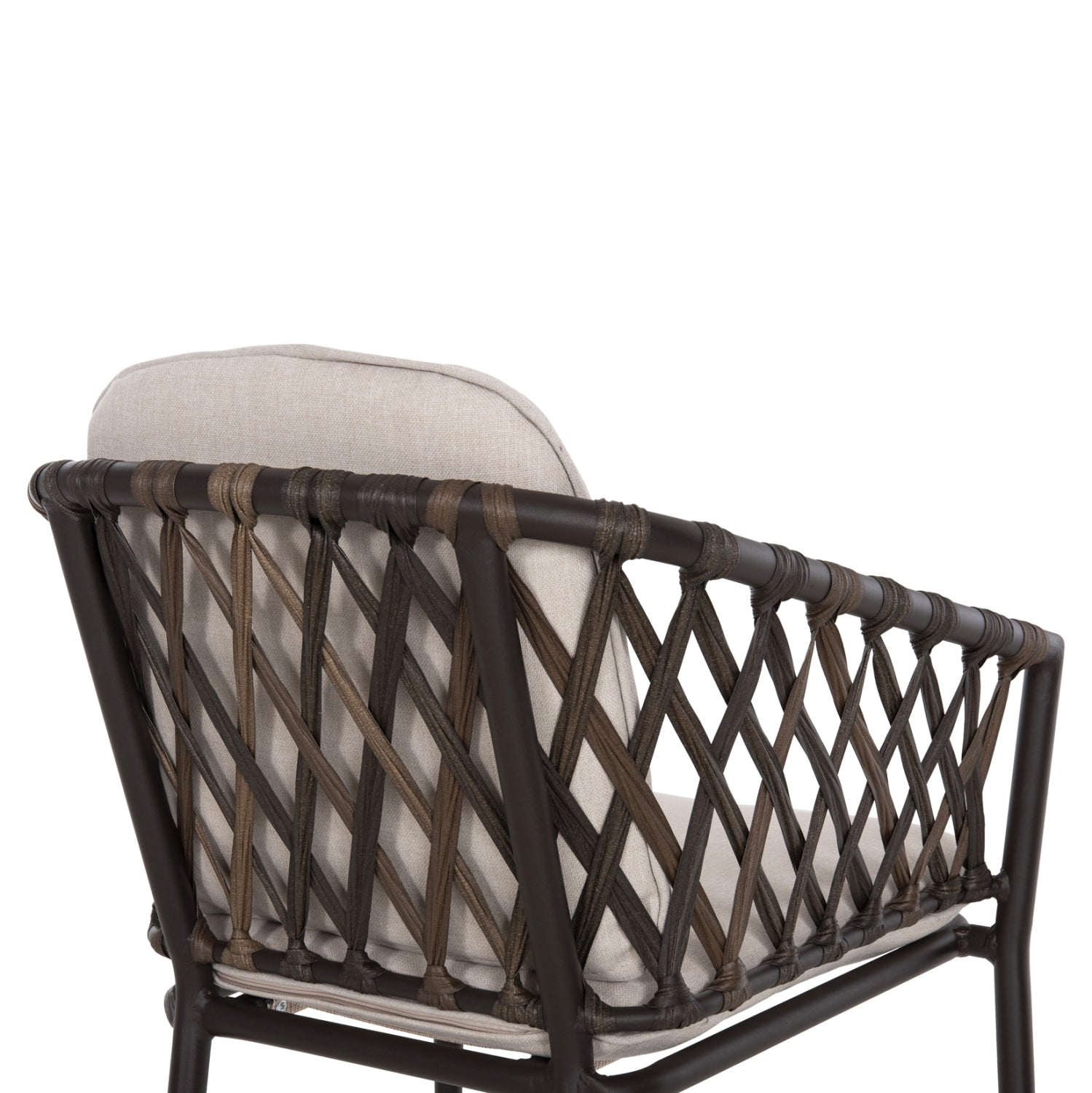 ΠΟΛΥΘΡΟΝΑ ΑΛΟΥΜΙΝΙΟΥ BOLLY HM6080 ΚΑΦΕ-ΣΥΝΘ.RATTAN ΚΑΦΕ-ΜΠΕΖ ΜΑΞΙΛΑΡΙΑ 58,5x67x86Υεκ - Pakobazaar