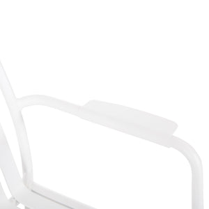 ΠΟΛΥΘΡΟΝΑ ΑΛΟΥΜΙΝΙΟΥ RACHEL HM6088.02 ΛΕΥΚΗ 63x58x85Υεκ. - Pakobazaar