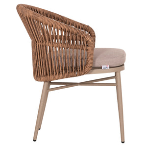 ΠΟΛΥΘΡΟΝΑ ΑΛΟΥΜΙΝΙΟΥ ORIN HM6265.03 ΚΑΠΟΥΤΣΙΝΟ- P.E.RATTAN ΣΕ ΦΥΣΙΚΟ 58x61x75Υεκ. - Pakobazaar