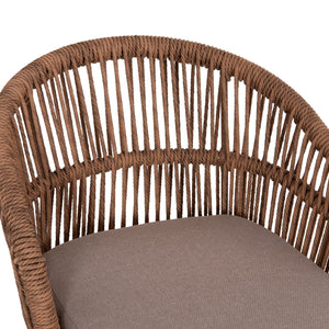 ΠΟΛΥΘΡΟΝΑ ΑΛΟΥΜΙΝΙΟΥ ORIN HM6265.03 ΚΑΠΟΥΤΣΙΝΟ- P.E.RATTAN ΣΕ ΦΥΣΙΚΟ 58x61x75Υεκ. - Pakobazaar