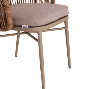 ΠΟΛΥΘΡΟΝΑ ΑΛΟΥΜΙΝΙΟΥ ORIN HM6265.03 ΚΑΠΟΥΤΣΙΝΟ- P.E.RATTAN ΣΕ ΦΥΣΙΚΟ 58x61x75Υεκ. - Pakobazaar