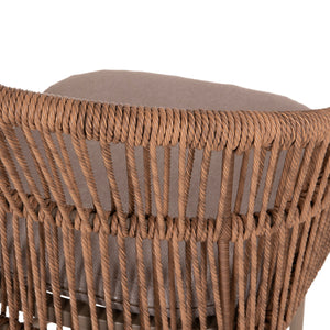 ΠΟΛΥΘΡΟΝΑ ΑΛΟΥΜΙΝΙΟΥ ORIN HM6265.03 ΚΑΠΟΥΤΣΙΝΟ- P.E.RATTAN ΣΕ ΦΥΣΙΚΟ 58x61x75Υεκ. - Pakobazaar
