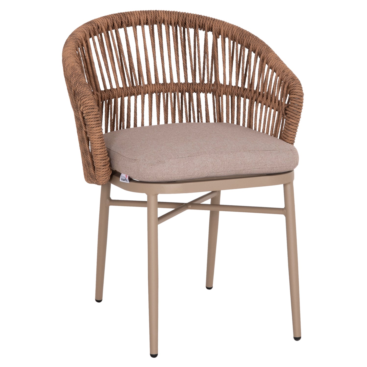 ΠΟΛΥΘΡΟΝΑ ΑΛΟΥΜΙΝΙΟΥ ORIN HM6265.03 ΚΑΠΟΥΤΣΙΝΟ- P.E.RATTAN ΣΕ ΦΥΣΙΚΟ 58x61x75Υεκ. - Pakobazaar