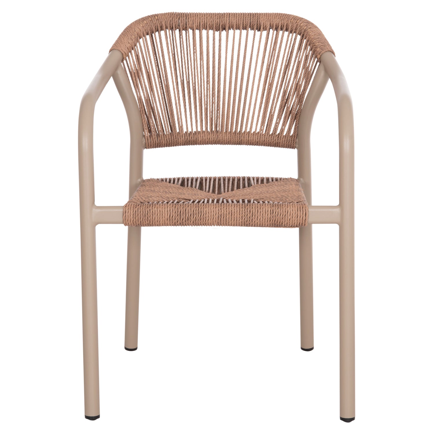 ΠΟΛΥΘΡΟΝΑ ΑΛΟΥΜΙΝΙΟΥ LUCCI HM6266.02 MOKA ΣΚΕΛΕΤΟΣ-P.E.RATTAN ΦΥΣΙΚΟ 58x56x79Υεκ - Pakobazaar