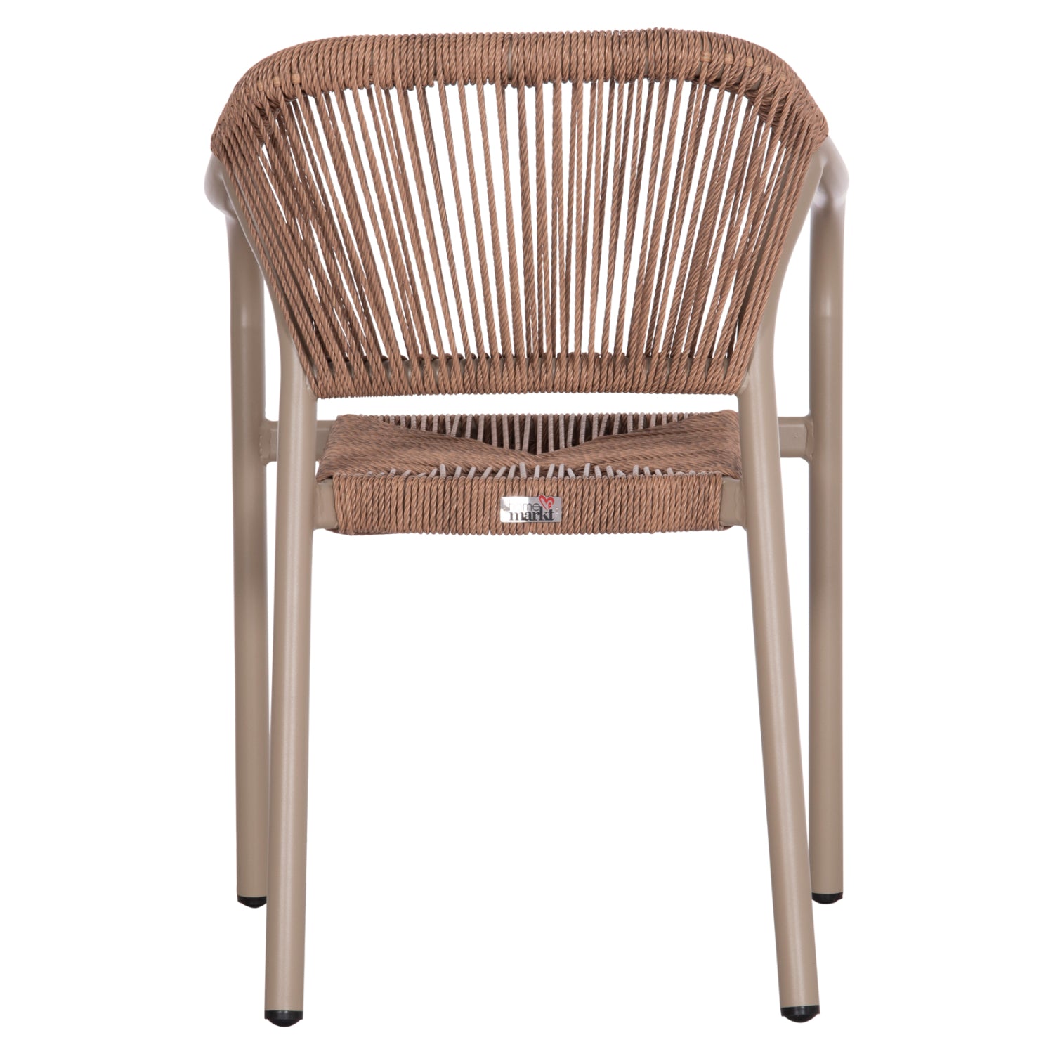 ΠΟΛΥΘΡΟΝΑ ΑΛΟΥΜΙΝΙΟΥ LUCCI HM6266.02 MOKA ΣΚΕΛΕΤΟΣ-P.E.RATTAN ΦΥΣΙΚΟ 58x56x79Υεκ - Pakobazaar