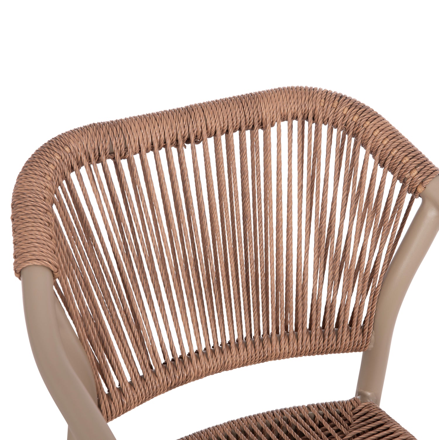 ΠΟΛΥΘΡΟΝΑ ΑΛΟΥΜΙΝΙΟΥ LUCCI HM6266.02 MOKA ΣΚΕΛΕΤΟΣ-P.E.RATTAN ΦΥΣΙΚΟ 58x56x79Υεκ - Pakobazaar
