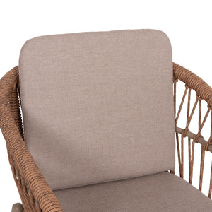 ΠΟΛΥΘΡΟΝΑ ΑΛΟΥΜΙΝΙΟΥ GALDIN HM6272.03 ΚΑΠΟΥΤΣΙΝΟ-P.E.RATTAN-ΜΠΕΖ ΥΦΑΣΜΑ 65x60x76Υεκ - Pakobazaar