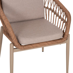 ΠΟΛΥΘΡΟΝΑ ΑΛΟΥΜΙΝΙΟΥ GALDIN HM6272.03 ΚΑΠΟΥΤΣΙΝΟ-P.E.RATTAN-ΜΠΕΖ ΥΦΑΣΜΑ 65x60x76Υεκ - Pakobazaar