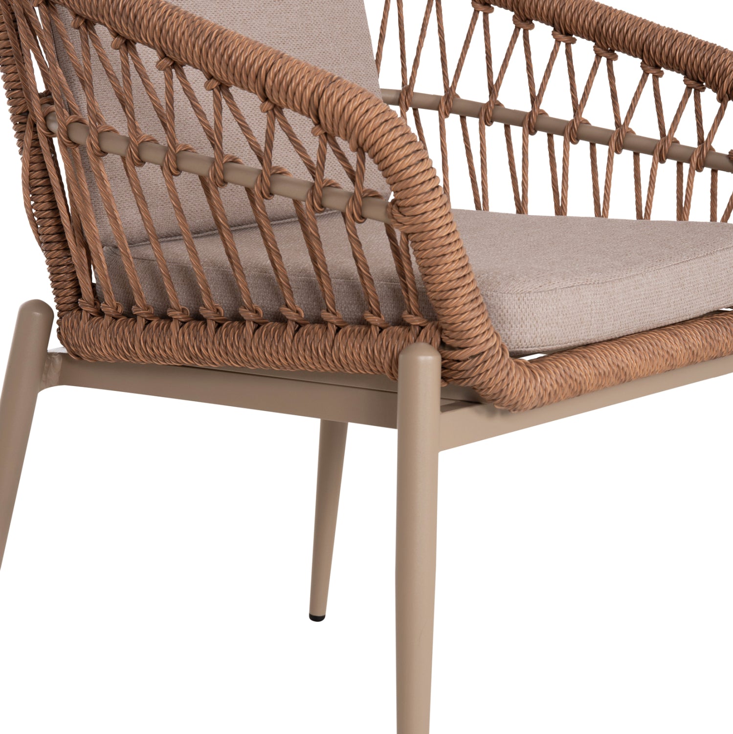 ΠΟΛΥΘΡΟΝΑ ΑΛΟΥΜΙΝΙΟΥ GALDIN HM6272.03 ΚΑΠΟΥΤΣΙΝΟ-P.E.RATTAN-ΜΠΕΖ ΥΦΑΣΜΑ 65x60x76Υεκ - Pakobazaar