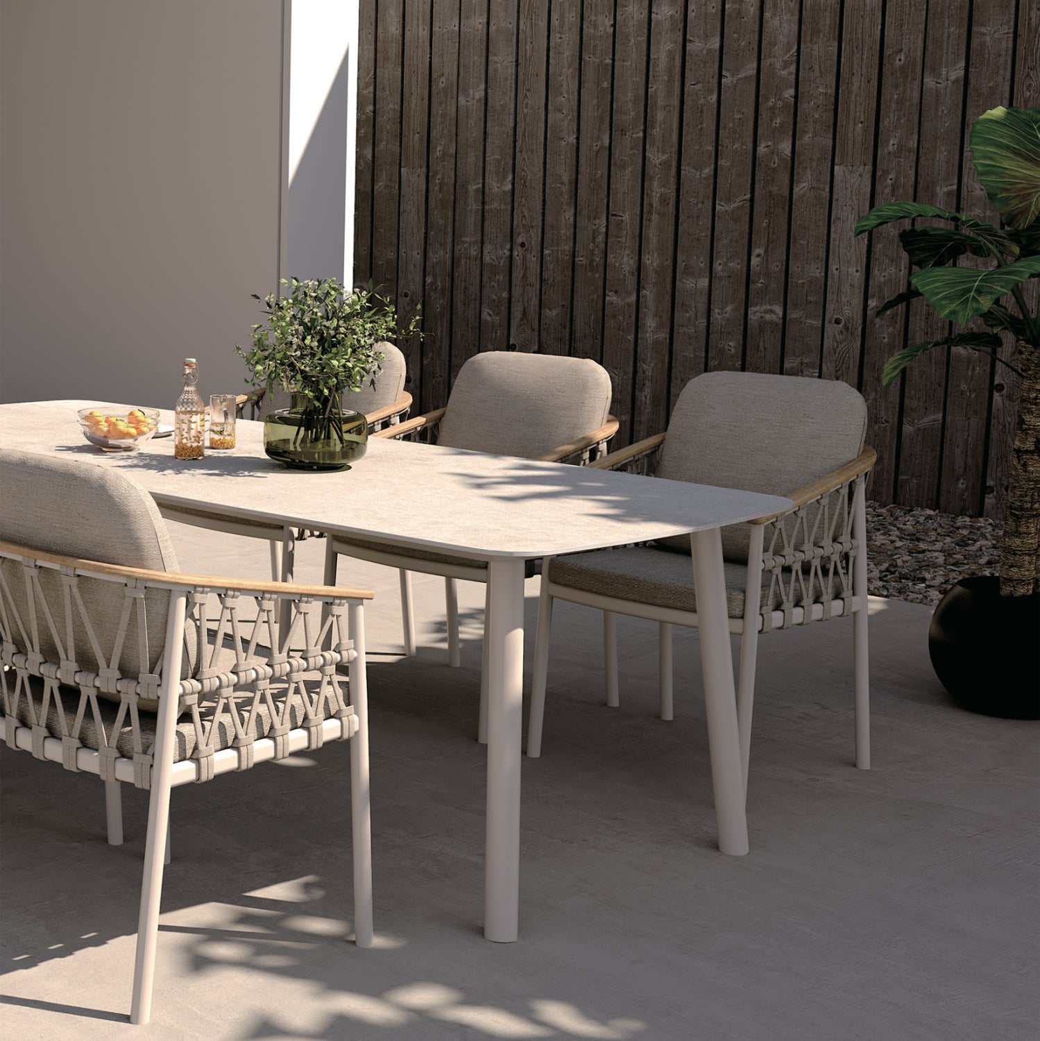 ΠΟΛΥΘΡΟΝΑ ΑΛΟΥΜΙΝΙΟΥ STREAM HM6427.02 ΚΡΕΜ ΜΕ ΜΠΕΖ ΣΧΟΙΝΙ & OLEFIN 59x63x85Υεκ. - Pakobazaar